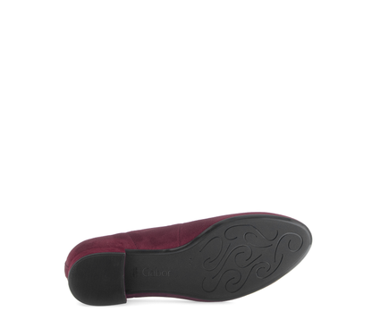Gabor 71.421.15 Bordeaux Burgundy Slip On Block Heels