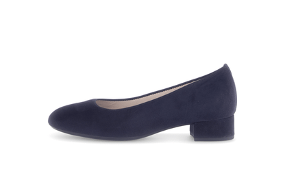 Gabor 71.421.16 Navy Slip On Block Heels