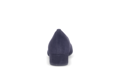 Gabor 71.421.16 Navy Slip On Block Heels
