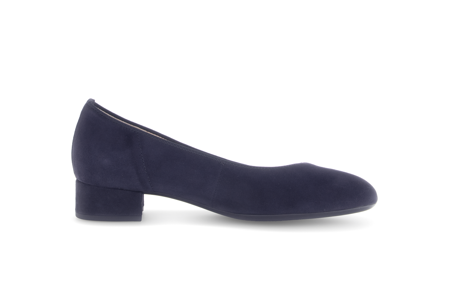 Gabor 71.421.16 Navy Slip On Block Heels