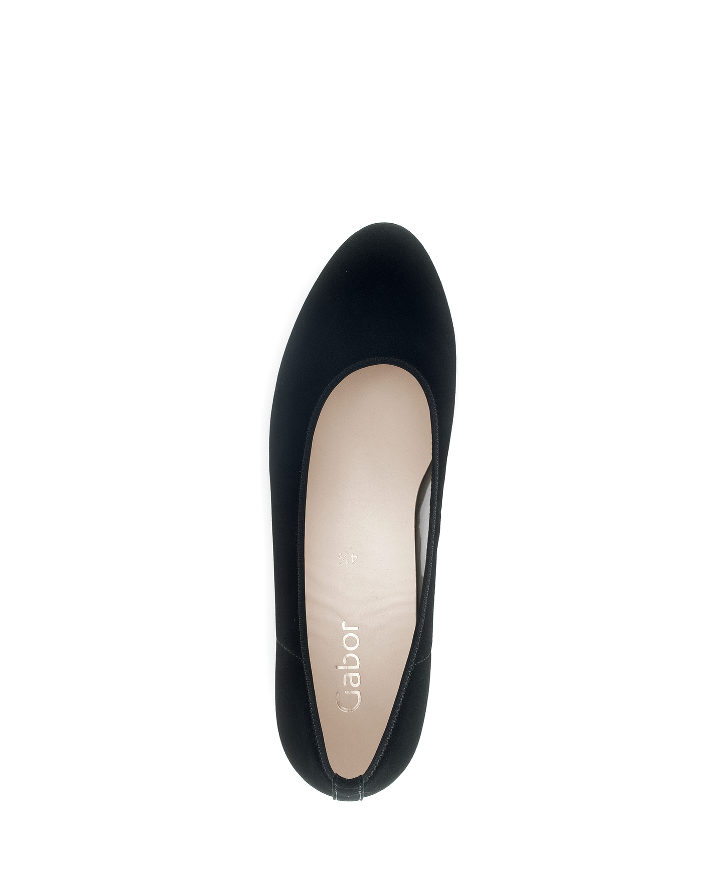 Gabor 71.421.17 Black Suede Block Heels