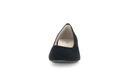 Gabor 71.421.17 Black Suede Block Heels