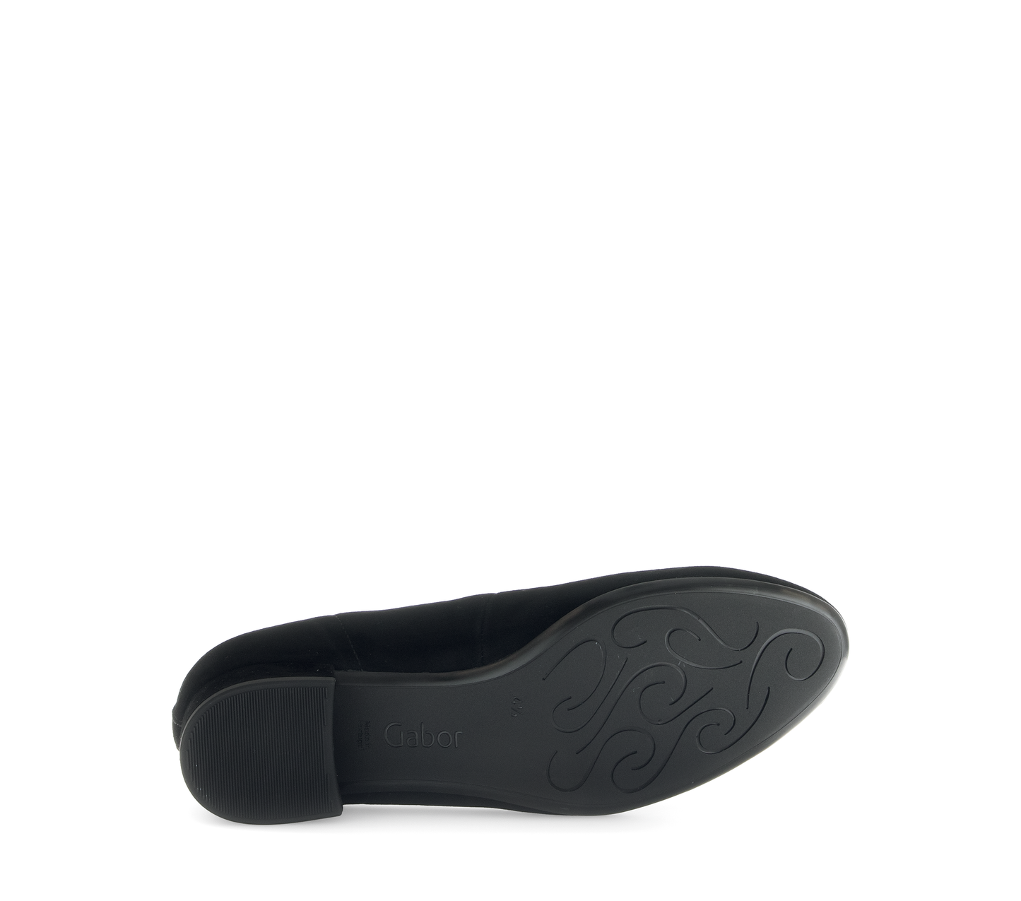 Gabor 71.421.17 Black Suede Block Heels