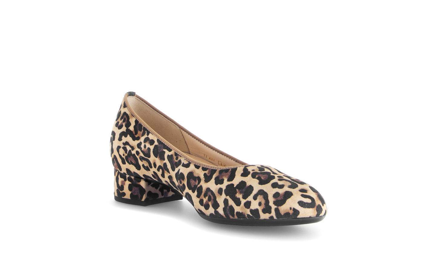 Gabor 71.421.32 Leopard Print Block Heels