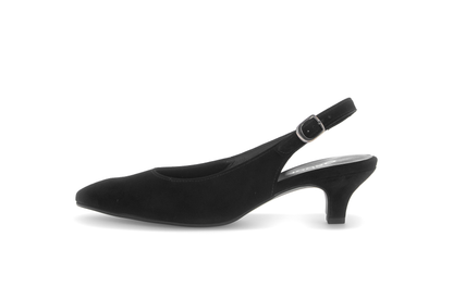 Gabor 71.500.17 Black Slingback Heels