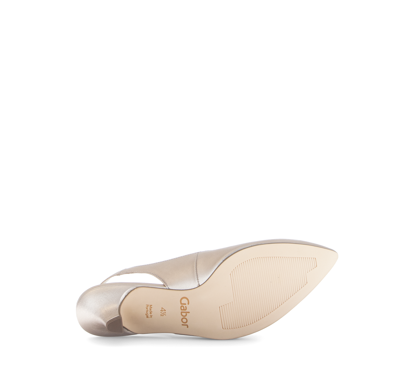 Gabor 71.500.62 Puder Gold Slingback Heels