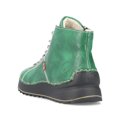 Rieker 71510-52 Green Lace Boots