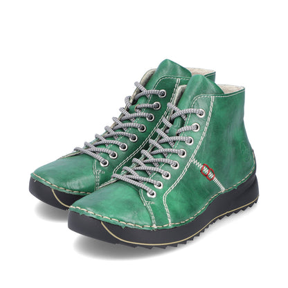 Rieker 71510-52 Green Lace Boots