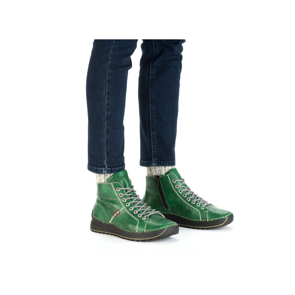 Rieker 71510-52 Green Lace Boots