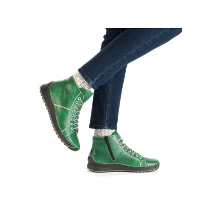 Rieker 71510-52 Green Lace Boots