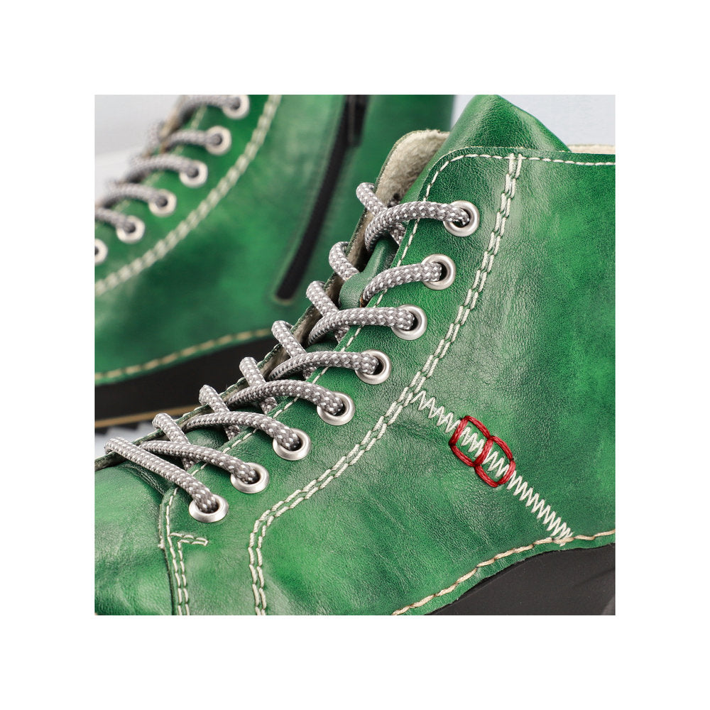 Rieker 71510-52 Green Lace Boots