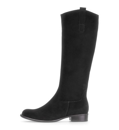 Gabor 71.649.17 Black F Fit Long Boots M Shaft Width