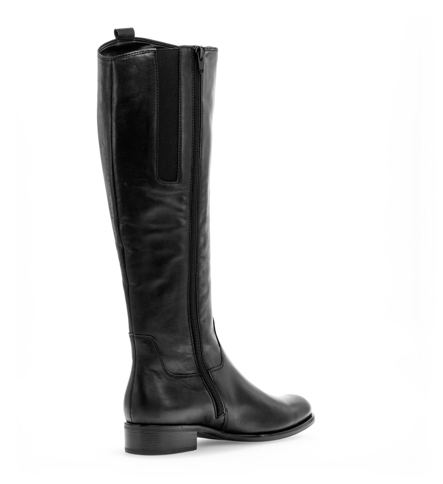 Gabor 71.649.27 Black F Fit Knee High Boots M Shaft Width