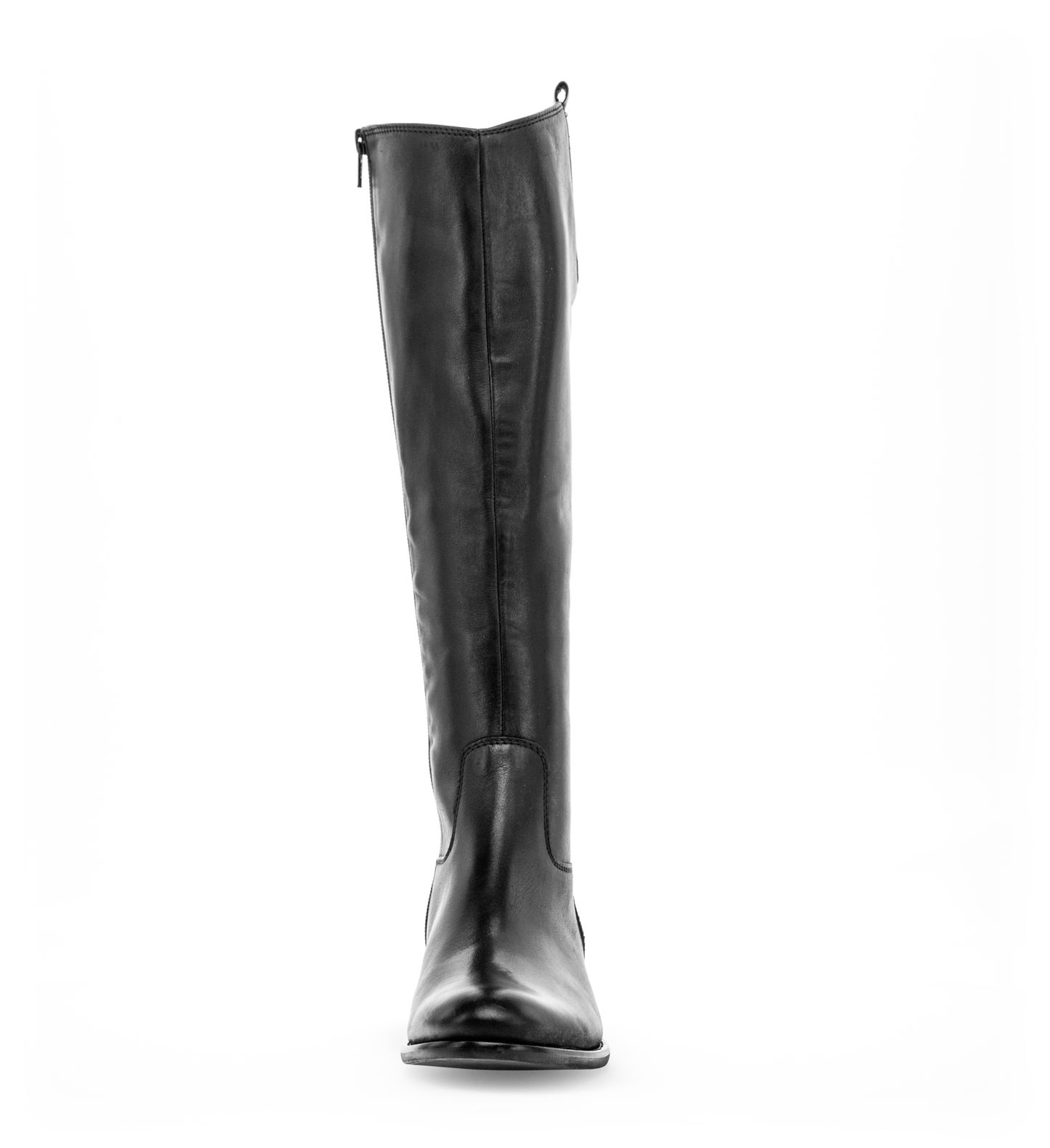 Gabor 71.649.27 Black F Fit Knee High Boots M Shaft Width