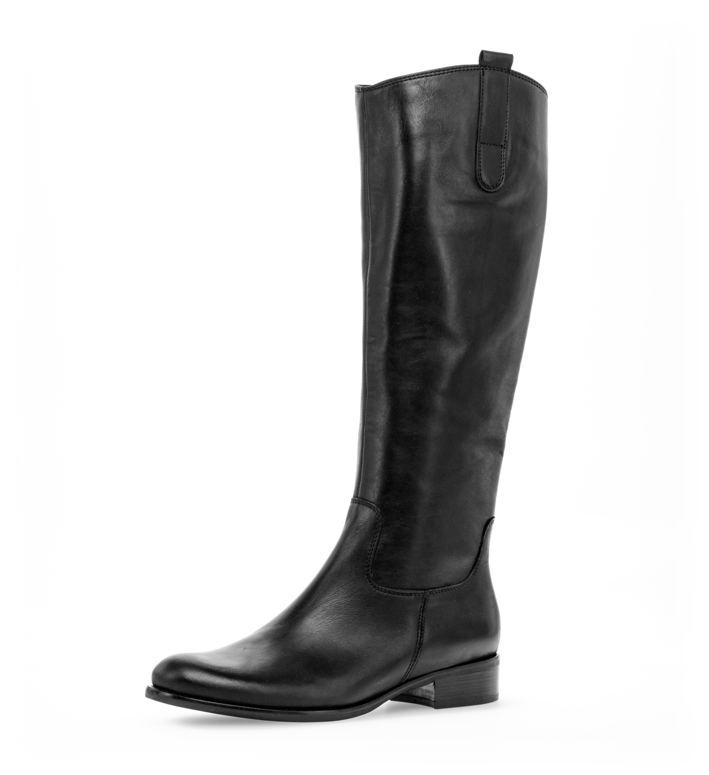 Gabor 71.649.27 Black F Fit Knee High Boots M Shaft Width