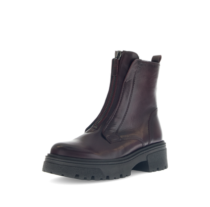 Gabor 71.763.25 Bordo Burgundy Front Zip Boots