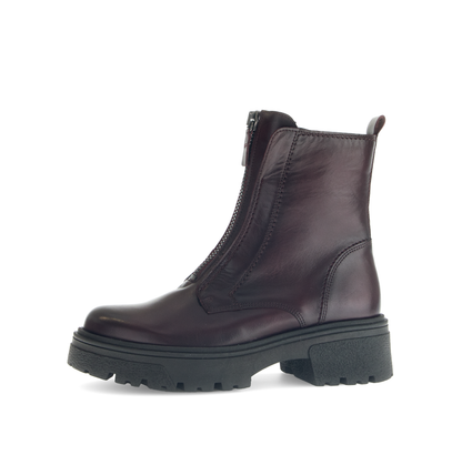 Gabor 71.763.25 Bordo Burgundy Front Zip Boots