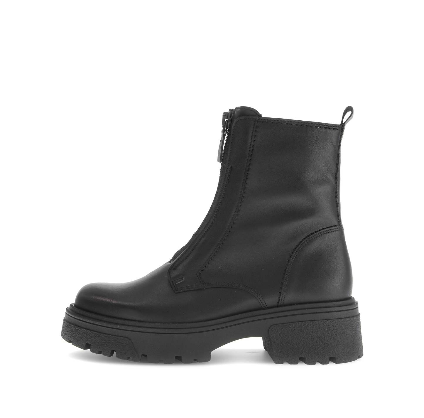 Gabor 71.763.27 Black Front Zip Boots