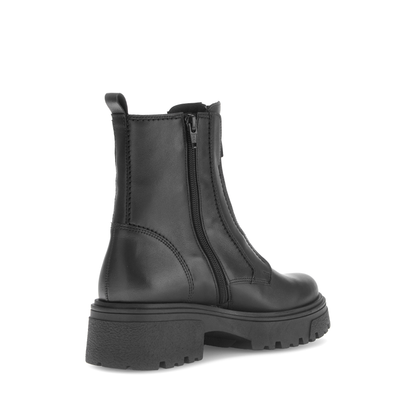 Gabor 71.763.27 Black Front Zip Boots