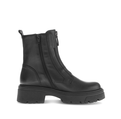Gabor 71.763.27 Black Front Zip Boots