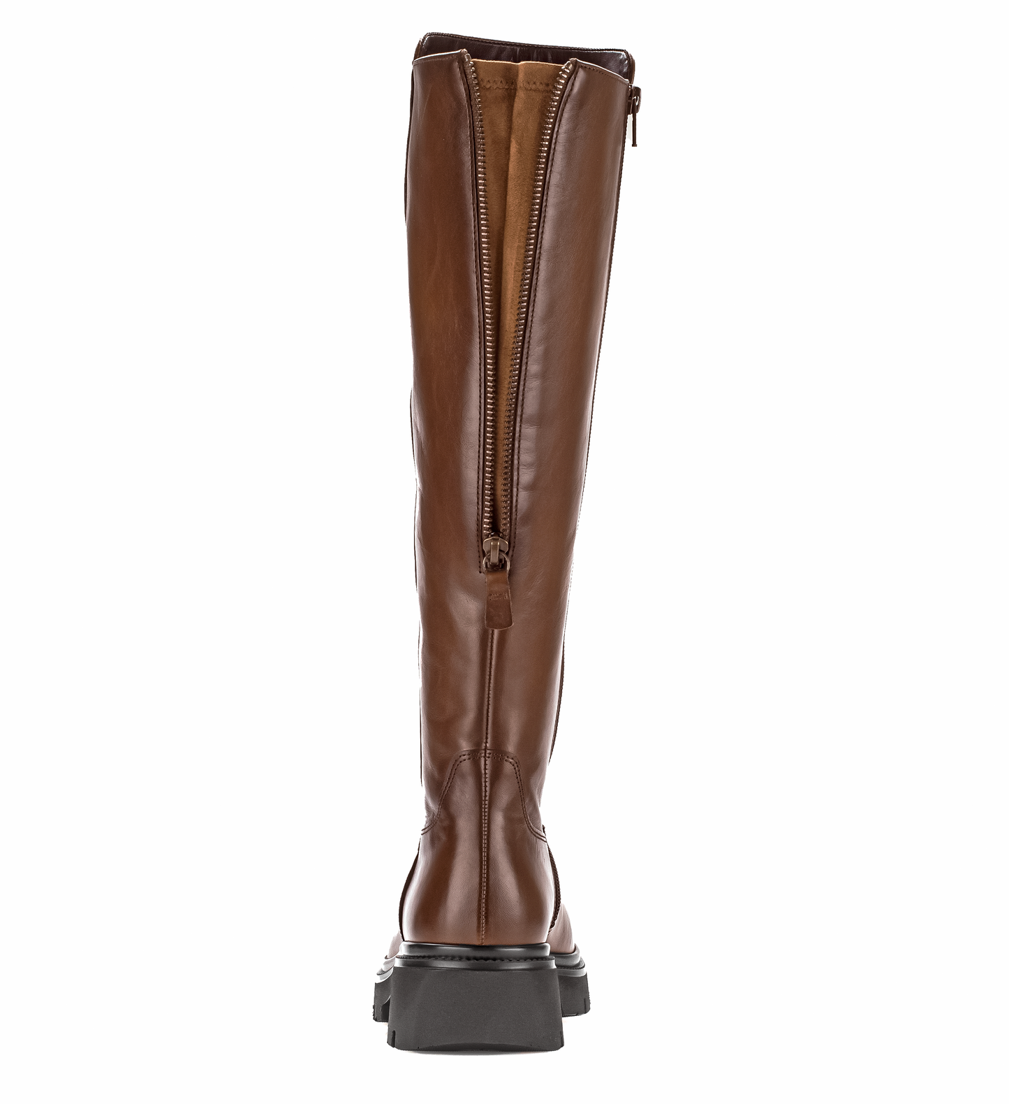 Gabor 71.859.24 Sattel Brown Knee High Boots M Width Shafting