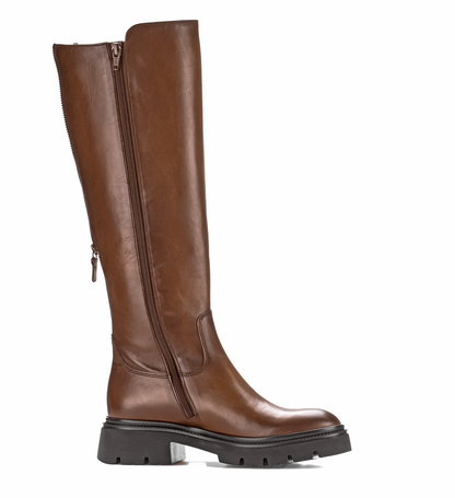 Gabor 71.859.24 Sattel Brown Knee High Boots M Width Shafting