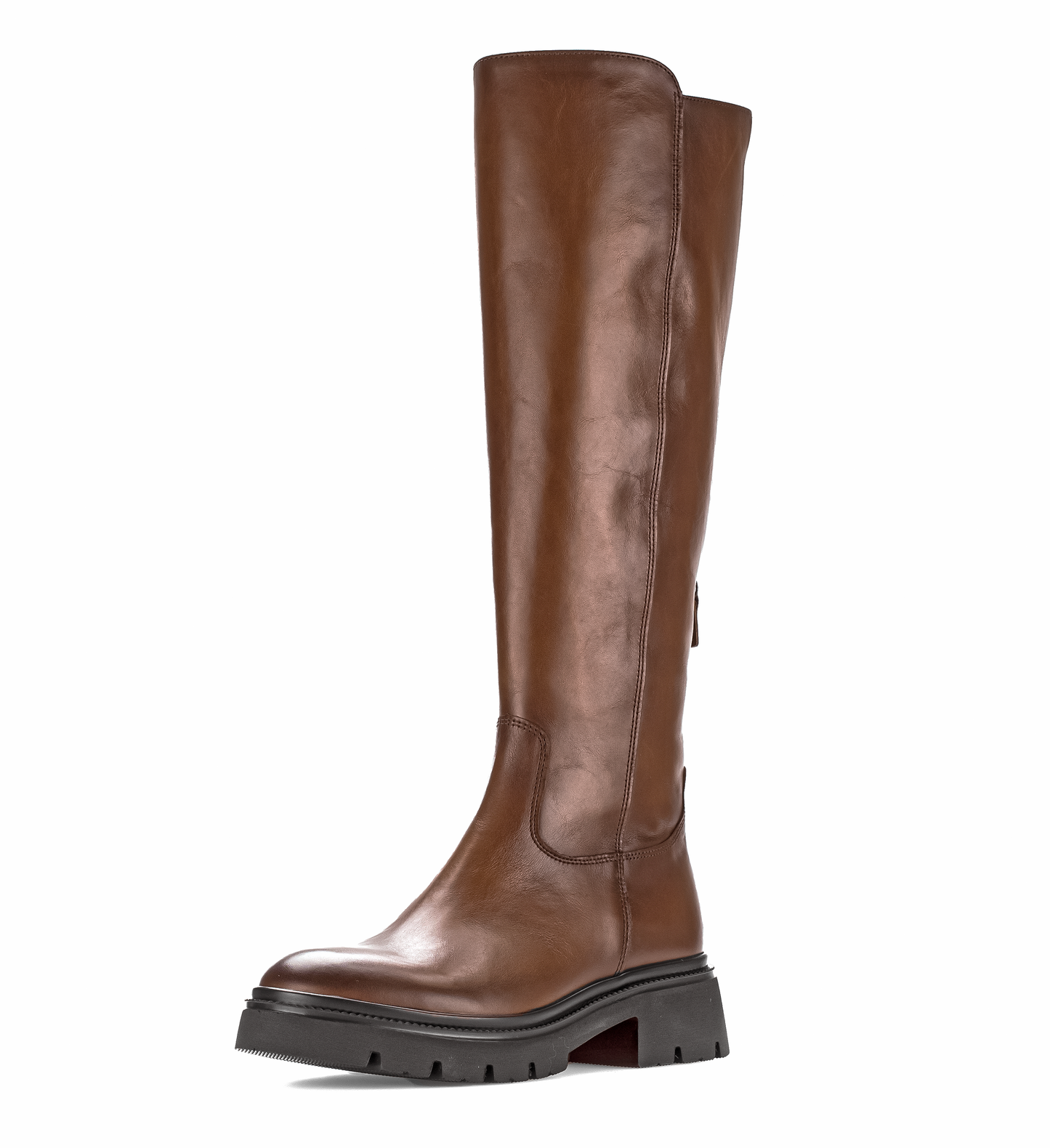 Gabor 71.859.24 Sattel Brown Knee High Boots M Width Shafting