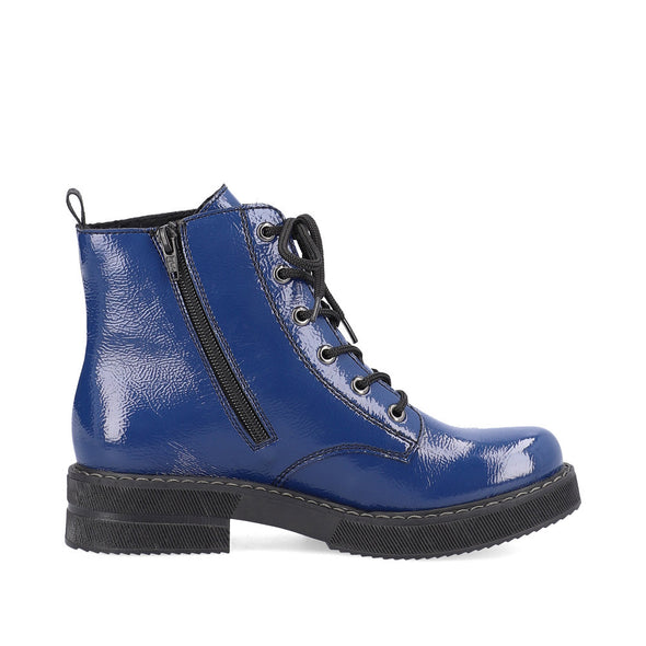 Rieker 72010-15 Royal Blue Lace Boots