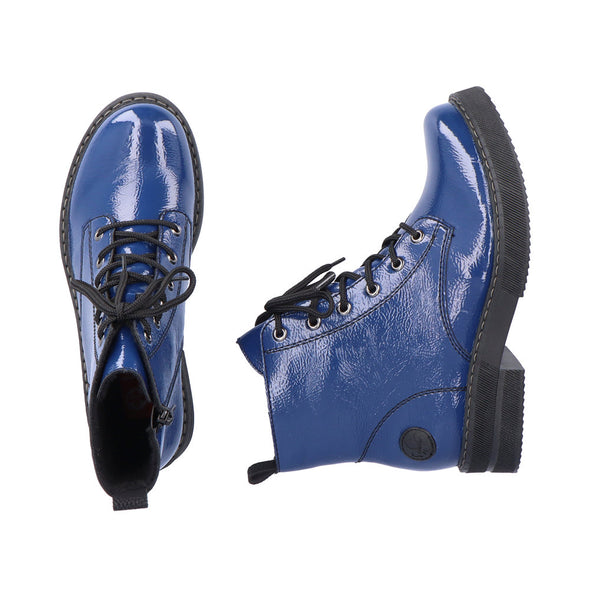 Rieker 72010-15 Royal Blue Lace Boots