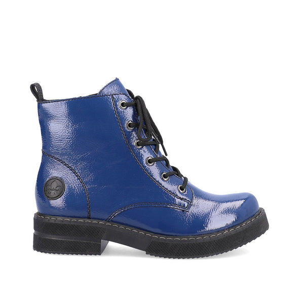 Rieker 72010-15 Royal Blue Lace Boots