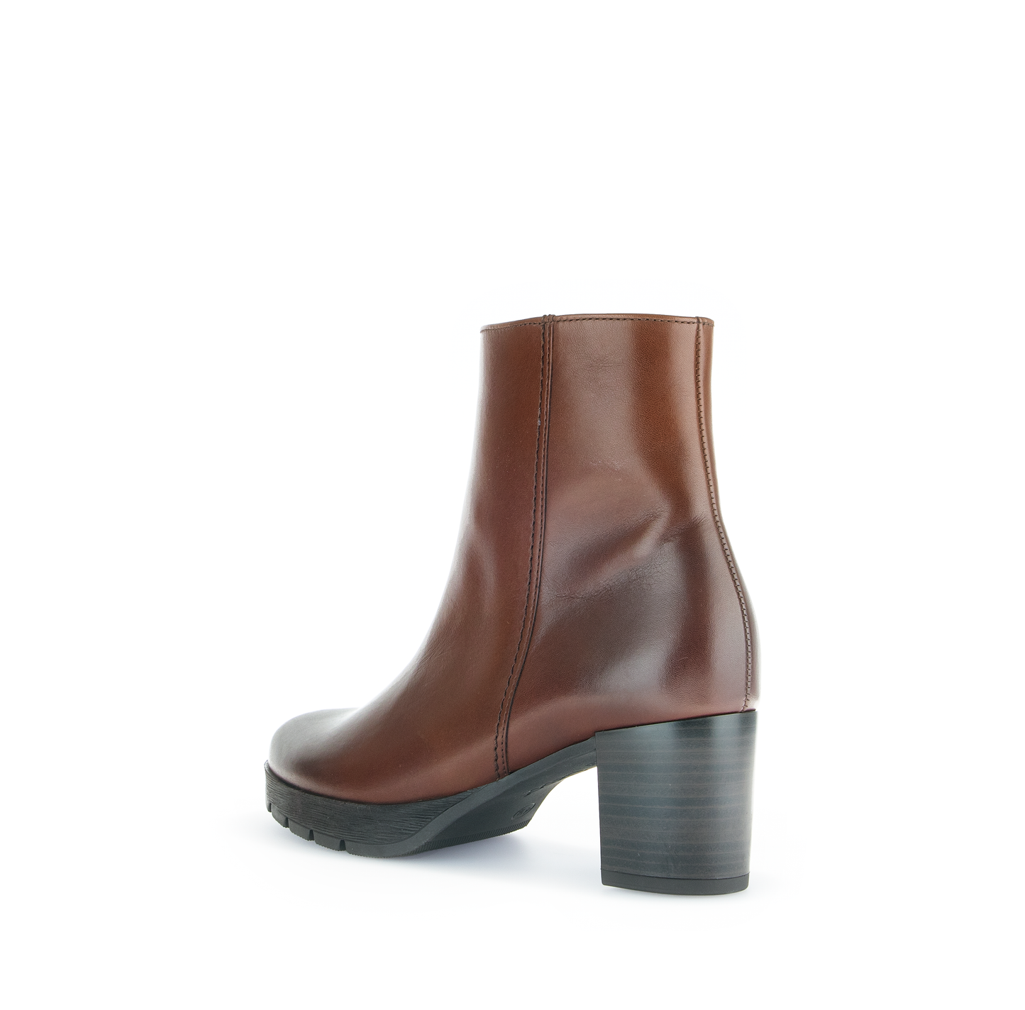 Gabor Comfort 72.071.55 Sattel Brown G Fit Block Heel Ankle Boots