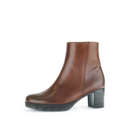 Gabor Comfort 72.071.55 Sattel Brown G Fit Block Heel Ankle Boots