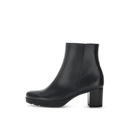 Gabor Comfort 72.071.57 Black G Fit Block Heel Ankle Boots