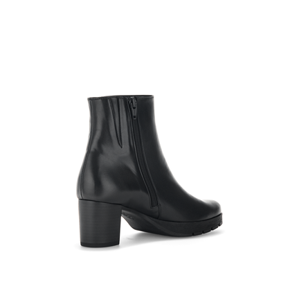 Gabor Comfort 72.071.57 Black G Fit Block Heel Ankle Boots