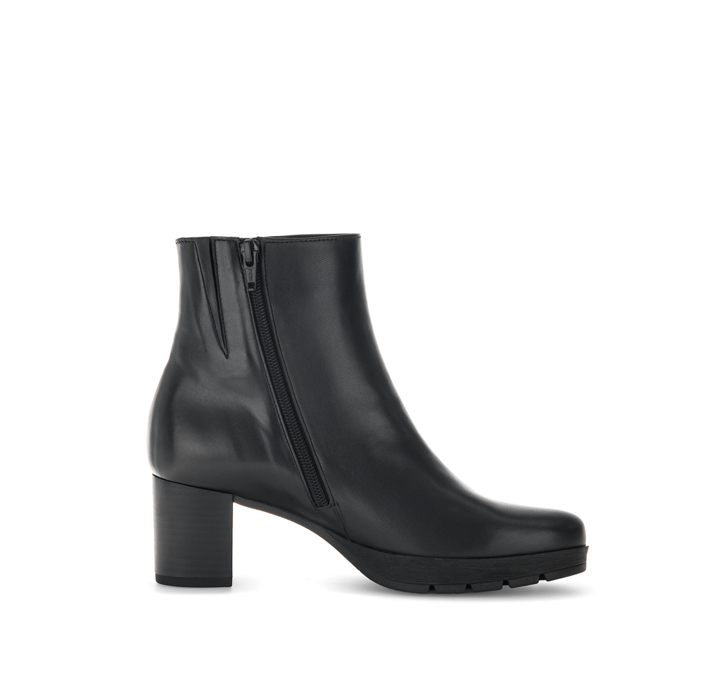 Gabor Comfort 72.071.57 Black G Fit Block Heel Ankle Boots