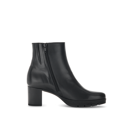 Gabor Comfort 72.071.57 Black G Fit Block Heel Ankle Boots