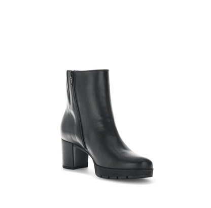 Gabor Comfort 72.071.57 Black G Fit Block Heel Ankle Boots