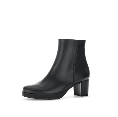 Gabor Comfort 72.071.57 Black G Fit Block Heel Ankle Boots