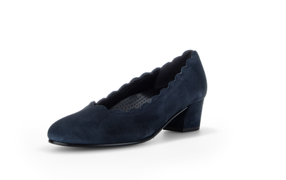 Gabor Comfort 72.221.46 Navy G Fit Block Heels