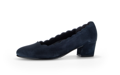 Gabor Comfort 72.221.46 Navy G Fit Block Heels