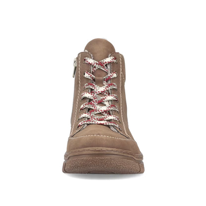 Rieker 72320-24 Brown H Fit Lace Boots