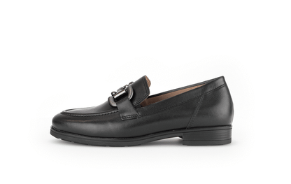 Gabor Comfort 72.422.37 Black G Fit Slip On Loafers