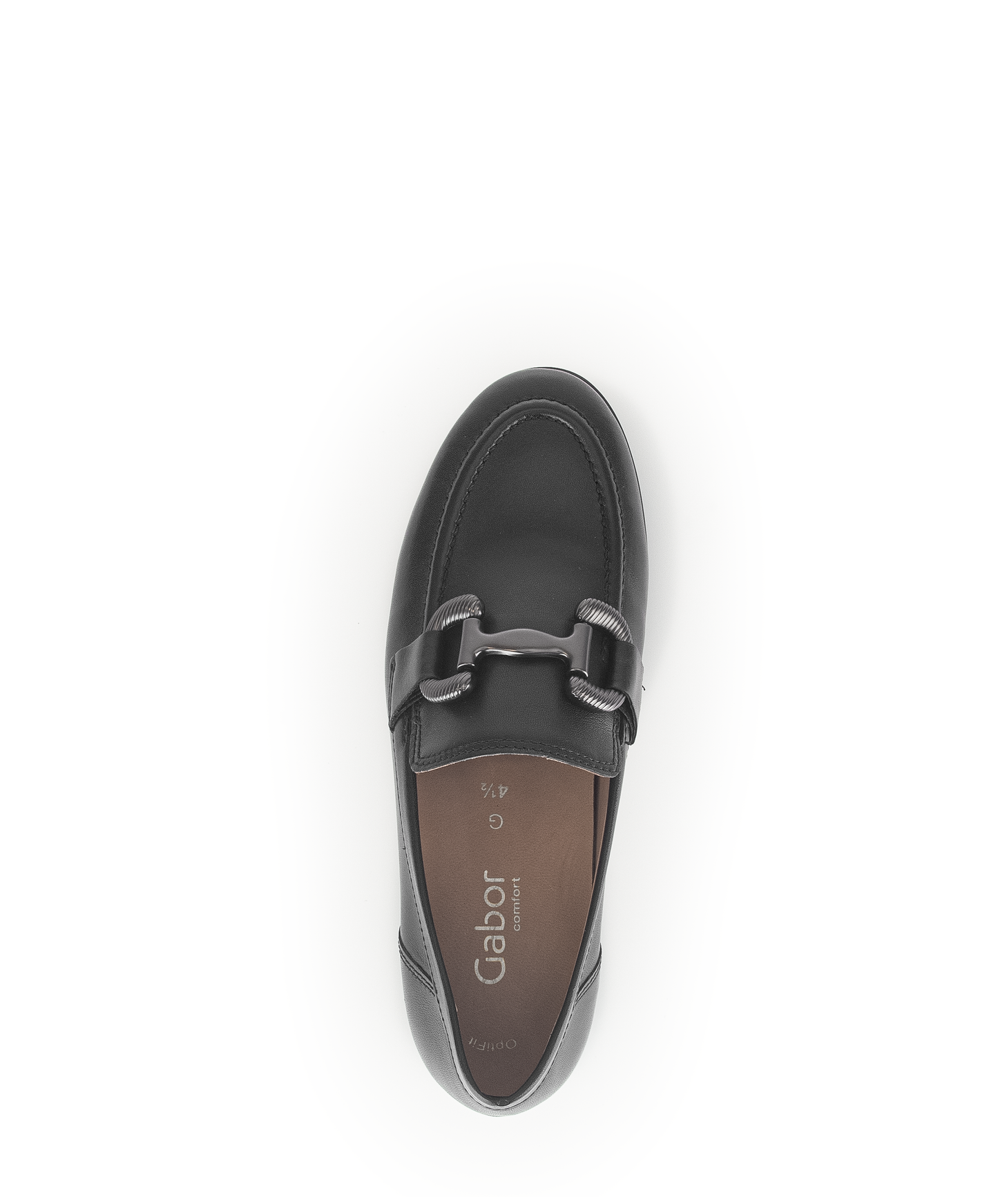Gabor Comfort 72.422.37 Black G Fit Slip On Loafers
