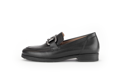 Gabor Comfort 72.422.37 Black G Fit Slip On Loafers