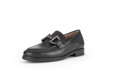 Gabor Comfort 72.422.37 Black G Fit Slip On Loafers