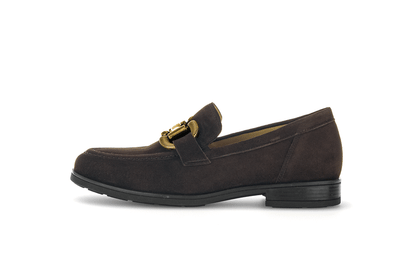 Gabor Comfort 72.422.41 Chocolate Brown G Fit Slip On Loafers