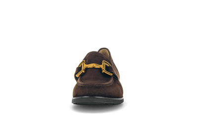 Gabor Comfort 72.422.41 Chocolate Brown G Fit Slip On Loafers