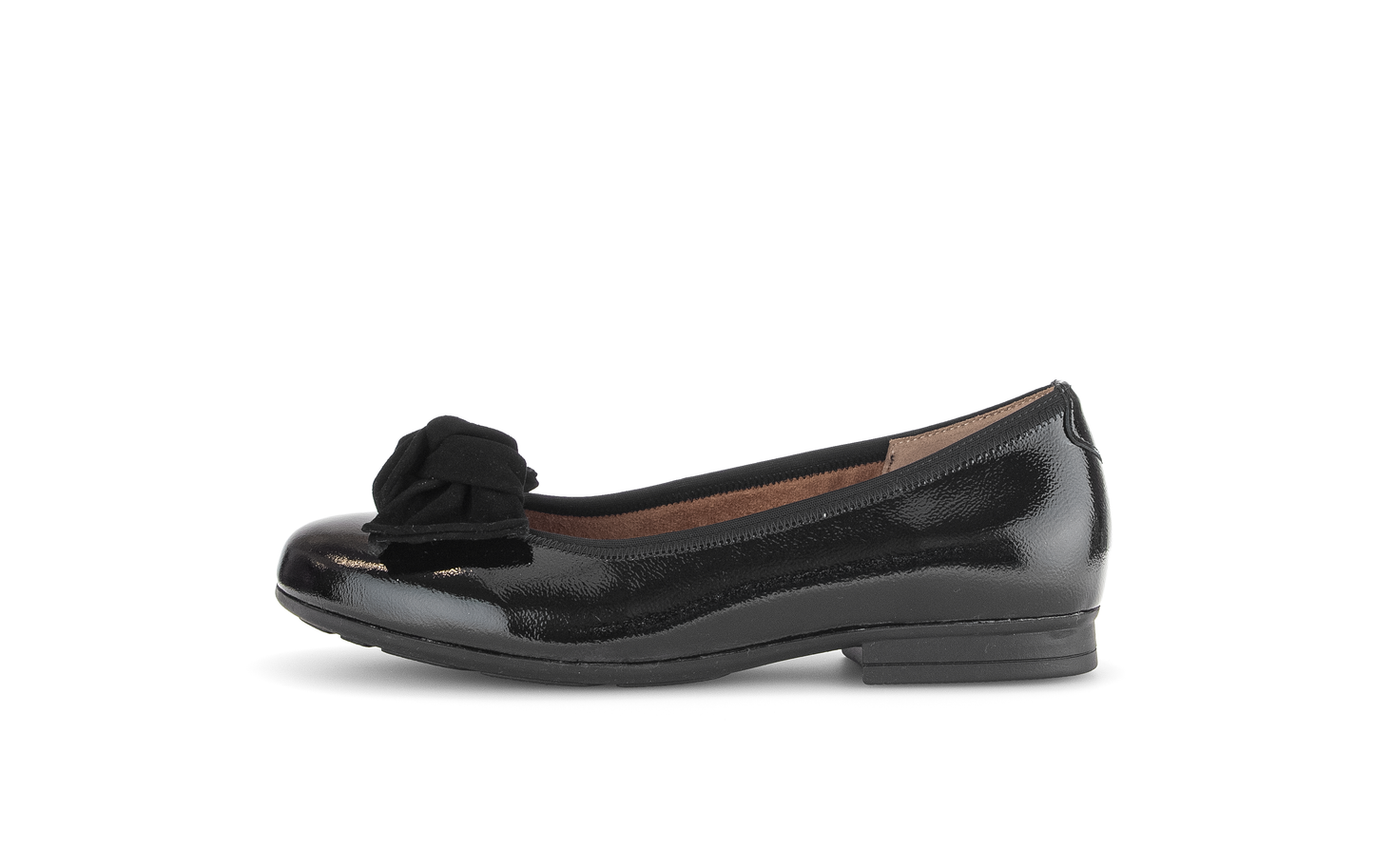 Gabor Comfort 72.462.97 Black Patent G Fit Slip On Pumps