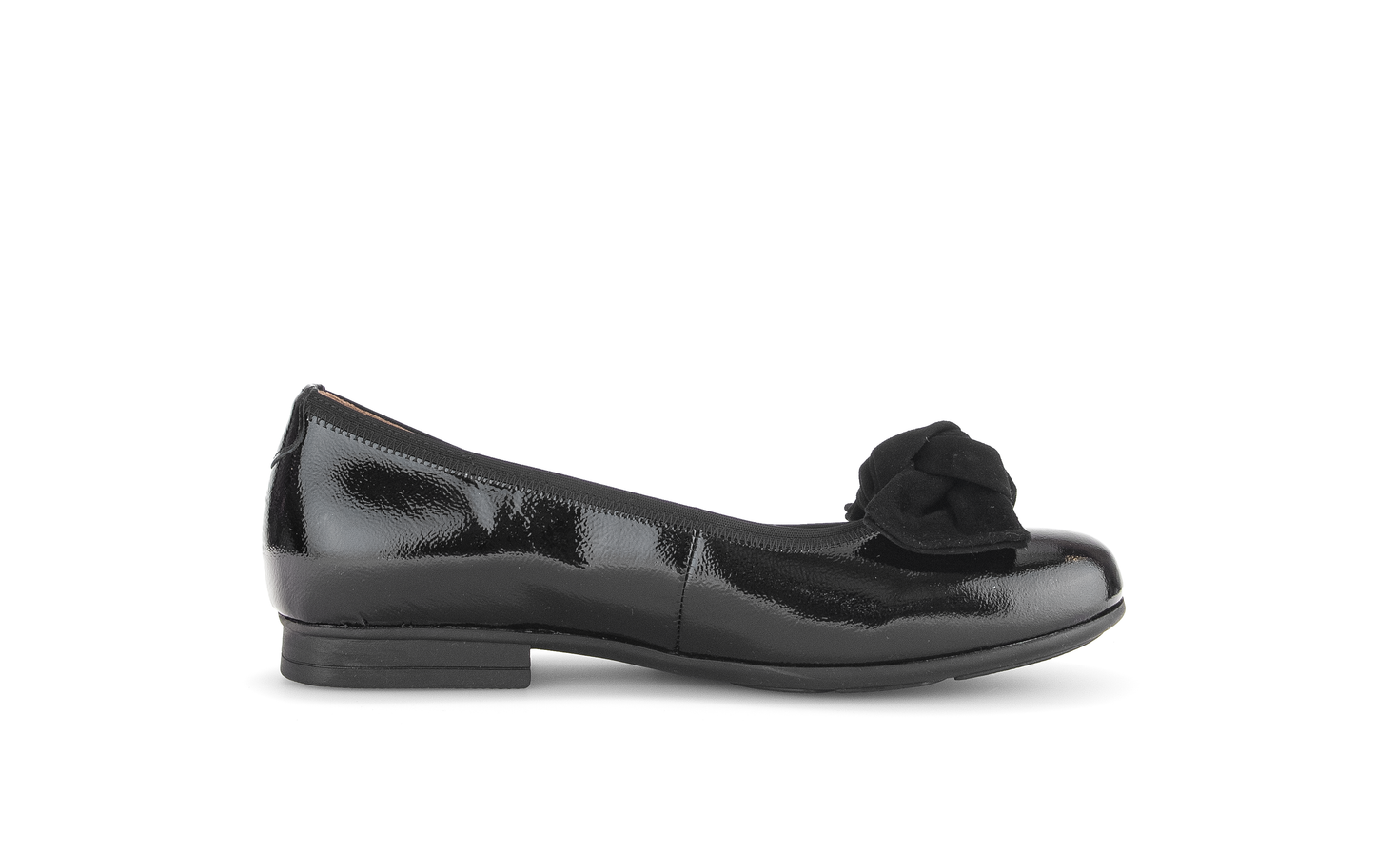 Gabor Comfort 72.462.97 Black Patent G Fit Slip On Pumps