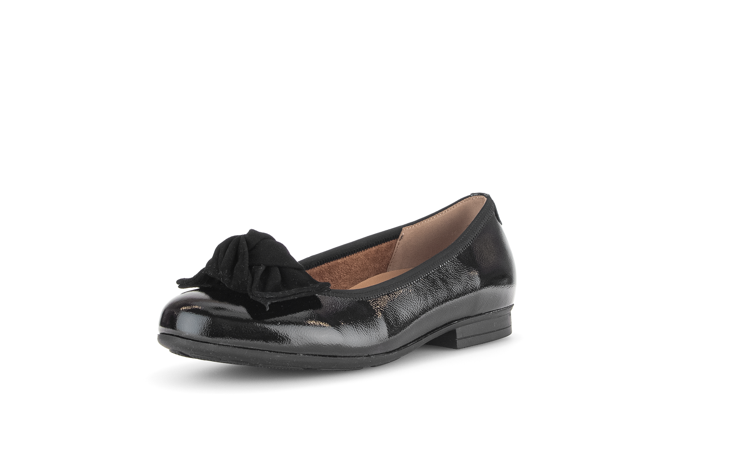 Gabor Comfort 72.462.97 Black Patent G Fit Slip On Pumps